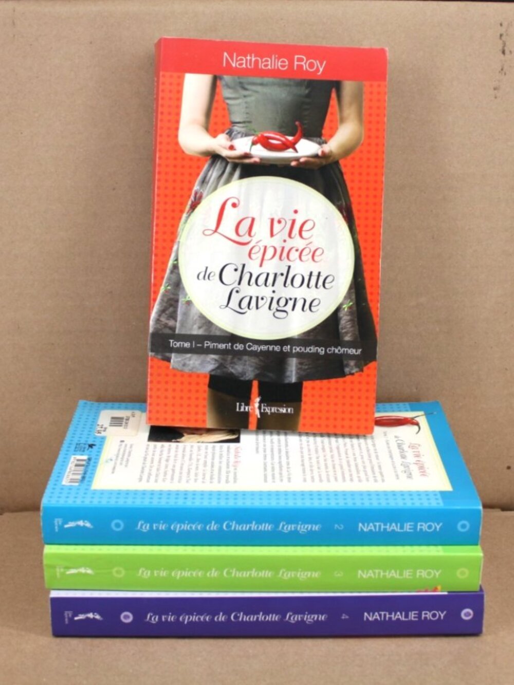 Lot 4 Livres Books - Nathalie Roy - La Vie Epice De Charlotte Lavigne